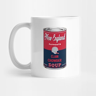 New England Patriots Soup Can Mug